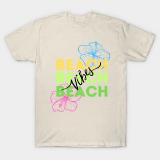 Beach Vibes Hibiscus T-Shirt